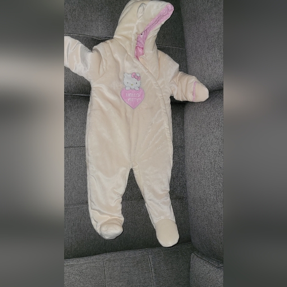 Hello Kitty Other - NEW Cream and Pink Kids One Piece SIZE 24months